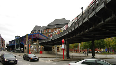 Станция Rödingsmarkt. Общий вид.