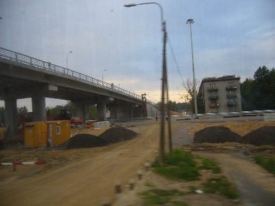 Открытый путепровод через КАД на Челябинской улице