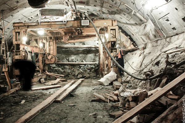 Проходка калотты центрального зала