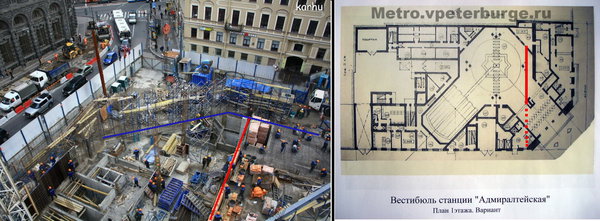 admiral_14_resize3.JPG (236.57 КБ) 5124 просмотра Стена дома отмечена синим, кирпичная стена --- красным.