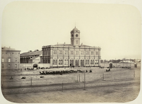 Николаевский вокзал, Москва, снимок ~ 1860 годов