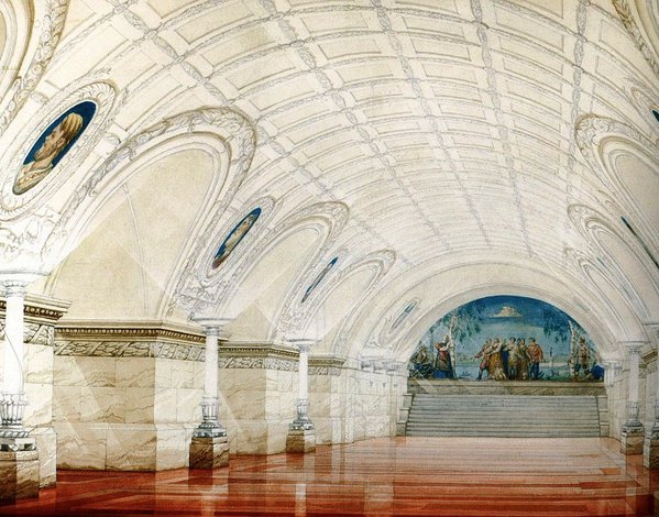 Vladimirskaya.jpg (236.42 КБ) 18129 просмотров Станция «Владимирская», авторы проекта С.В. Васильковский, В.С. Васильковский