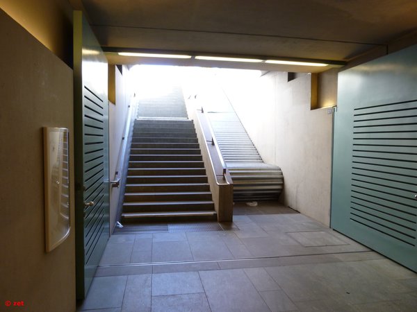 Законсервированный эскалатор на станции метро U-Bahnhof Bundestag (U55)