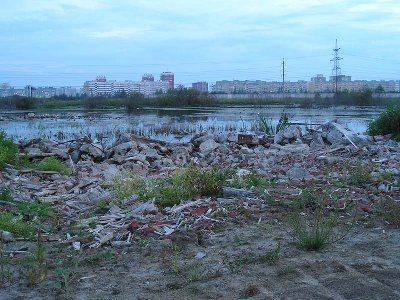 озеро с водоплавающими