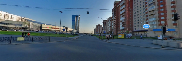 Беговая улица, 09-й год. Взято из панорам Яндекса за 9-й год