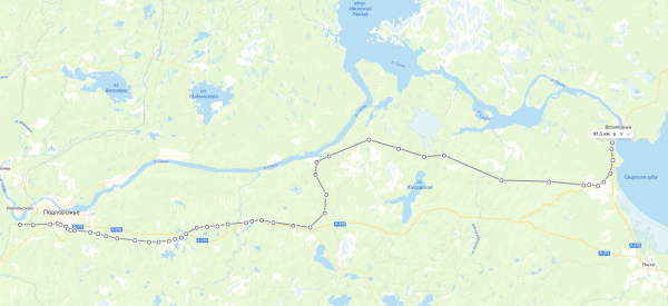 railway.PNG (435.64 КБ) 14771 просмотр Примерная трассировка железной дороги к Онежскому озеру